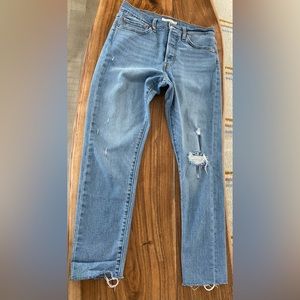 Levi’s wedgie skinny.